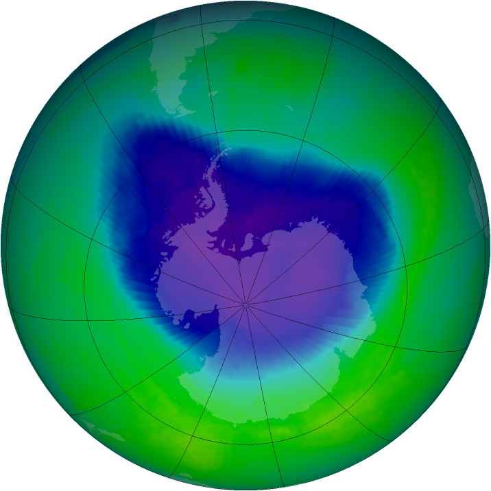 Ozone Map 1993-11-08